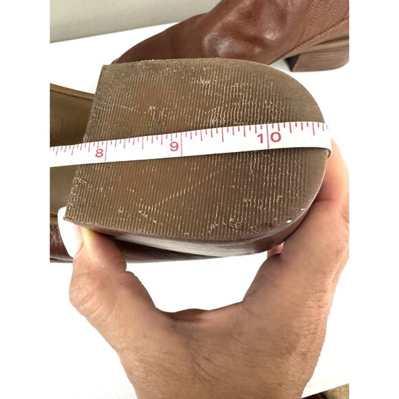 Crown Vintage Tawny Brown Tan Ankle Boots Women’s 9M Boho Western Cowgirl Staple - Picture 16 of 16